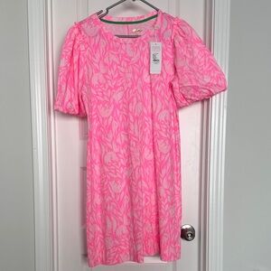 Lilly Pulitzer Pink and White Floral Dress